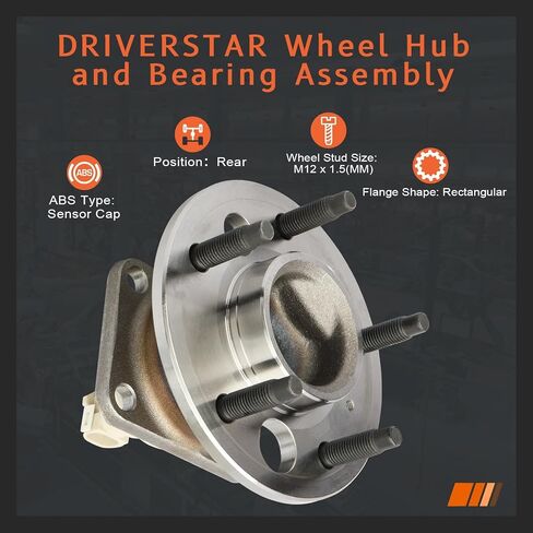 DRIVESTAR 512244 محور العجلة الخلفية ومجموعة المحمل لبويك سينشري لاكروس ريجال تيرازا/شيفروليه إمبالا مونتي كارلو أبلاندر فينشر/بونتياك أزتيك جراند بريكس مونتانا/ترحيل زحل مع ABS in Saudi Arabia