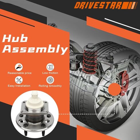 DRIVESTAR 512244 محور العجلة الخلفية ومجموعة المحمل لبويك سينشري لاكروس ريجال تيرازا/شيفروليه إمبالا مونتي كارلو أبلاندر فينشر/بونتياك أزتيك جراند بريكس مونتانا/ترحيل زحل مع ABS in Saudi Arabia