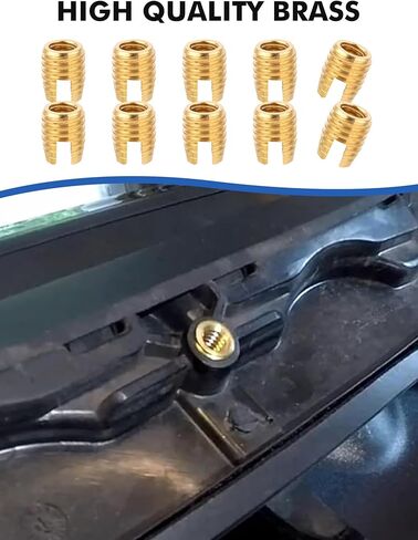 37Pcs Brass Batwing Thread Insert Repair Kit with Tool, Stainless Steel Fairing Bolt Windshield Screw Compatible for Harley 1996-2026 Electra Glide Ultra Classic Street Glide Tri Glide in Kuwait