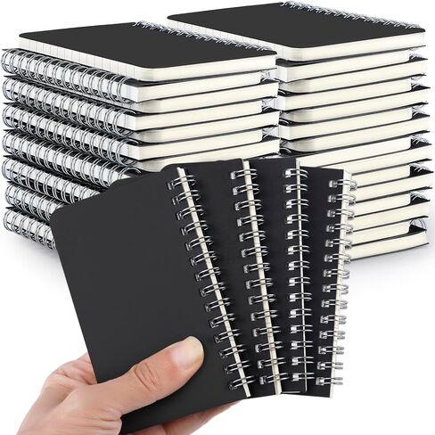 30 Pack Small Spiral Notebooks, 3x5 Inch Small Pocket Notebooks Bulk, Memo Pads with Lined Pages, Mini Spiral Notepads for Writing Drawing Home Office Travel(60 Sheets/120 Pages) in Saudi Arabia