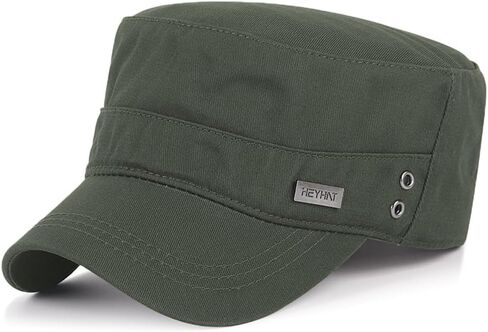Unisex Cadet Army Cap Military Adjustable Flat Top Hat for Men Women in Saudi Arabia