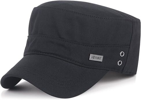 Unisex Cadet Army Cap Military Adjustable Flat Top Hat for Men Women in Saudi Arabia
