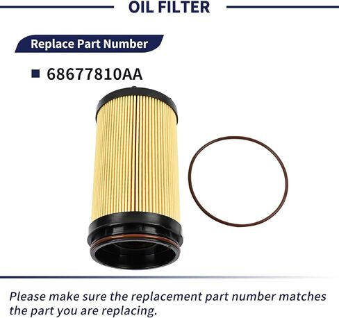 68677810AA Oil Filter Fit for Ram 2500/3500 Truck 2025 2026 6.7L L6 Cummins Diesel Turbo Engine in Saudi Arabia