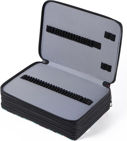 Colored Pencil Case Organizer with Zipper Oxford Large Capacity Pen Holder Bag for Student or Artist (Flamingo, 200 Pencil Case) in Kuwait