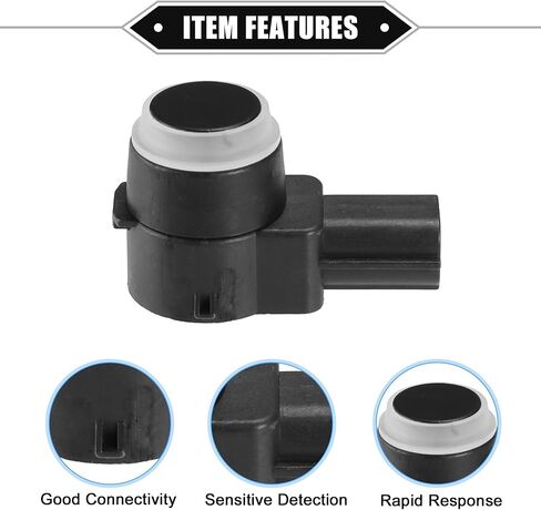 مستشعر مساعد وقوف السيارات العكسي متوافق مع شيفروليه سوبربان 2500 2007-2013، مستشعر مساعد وقوف السيارات من بلاستيك ABS المتين باللون الأسود in Kuwait