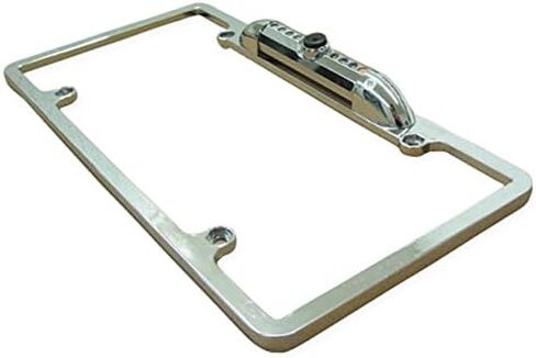 Absolute CAM2100S Chrome License Plate Backup Camera Front Rear View Reverse Camera in Kuwait