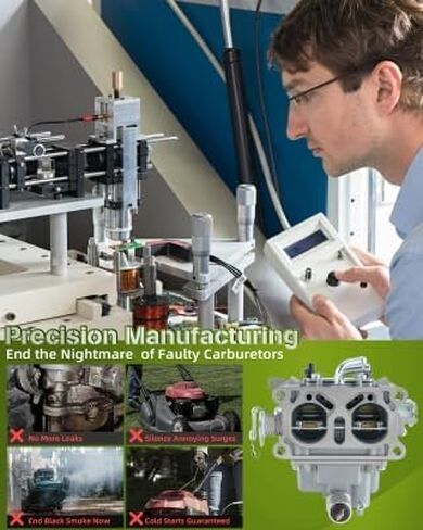 15004-2063 Carburetor Compatible with Kawasaki FD731V 4 Stroke Engine Replaces Part# 15003-2972, 15003-2974, Carb SetsContain Fuel Filter, Fuel Line, Spark Plug, Shut off Value, Gasket Turn Up Kits in Kuwait