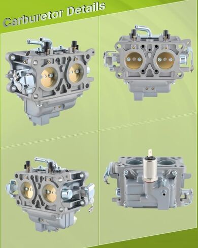 15004-2063 Carburetor Compatible with Kawasaki FD731V 4 Stroke Engine Replaces Part# 15003-2972, 15003-2974, Carb SetsContain Fuel Filter, Fuel Line, Spark Plug, Shut off Value, Gasket Turn Up Kits in Kuwait