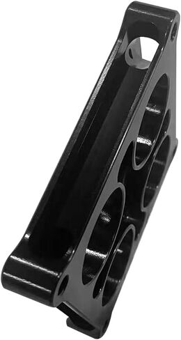 X-AVION Alumimum Anodized Black 4500 Carburetor Spacer 1'' Tall Square Bore 4 Holes Tapered Manifold Carburetor Spacer in Kuwait