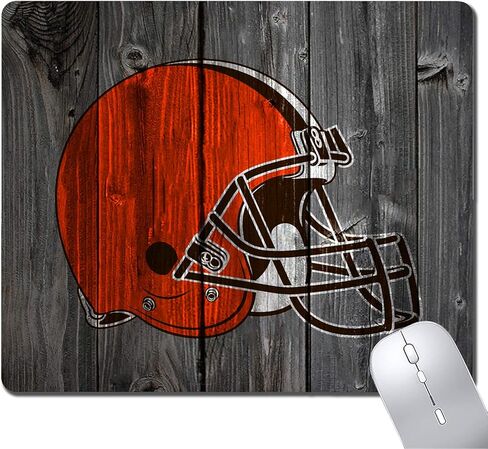 Wood Grain Design Sports Mouse Pad, Non-Slip Rubber Base Mousepad for Computers Laptop Desk, Gaming Mousepad Desk Accessories, Desk Mat Mouse Pad, Office Supplies - Mouse Pads for Desk in Kuwait