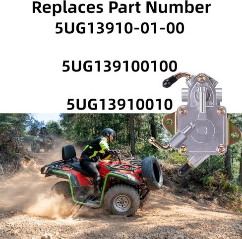 5UG13910010 Fuel Pump Compatible with Yamaha Rhino 450 660 YXR660 YXR450 UTV Replace 5UG-13910-01-00 5UG139100100 in Kuwait