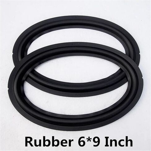 2PC Speaker Woofer Rubber Surround Repair Kit 6x9 Inch Oval Shape for Car Speaker Audio Professional Home Theater in Kuwait