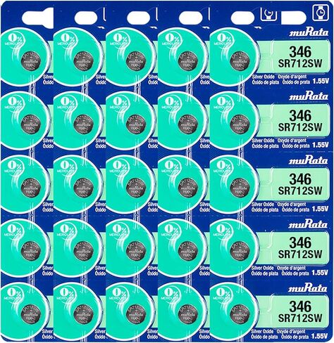 بطارية موراتا 346 SR712SW 1.55 فولت خلية زر أكسيد الفضة (5 بطاريات) in Saudi Arabia