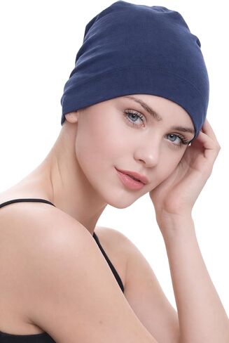 Unisex Bamboo Beanie Sleep Cap for Sensitive Skin, Hair Loss, Alopecia, Chemo, Indoors and Outdoors in Saudi Arabia