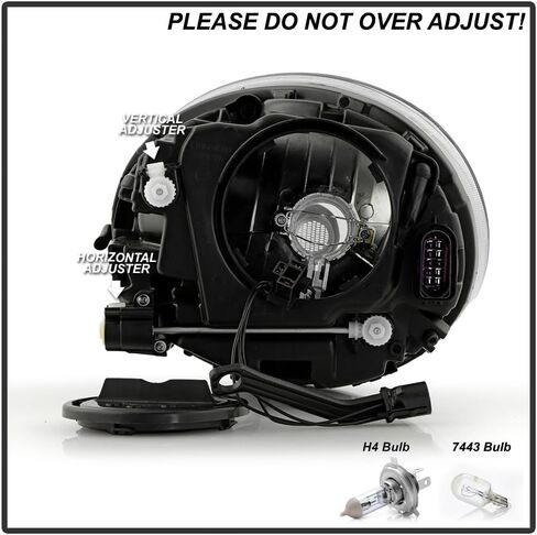 KEEKPO - For 2012-2019 Volkswagen Beetle Halogen Type Factory Style Headlight Headlmp Replacement Right Passenger Side in Saudi Arabia