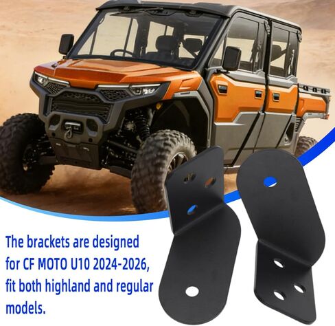 Rear Pod Light Mounting Brackets for CF Moto U10 2024-2026 - 2PCS in Saudi Arabia