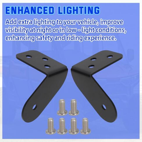 Rear Pod Light Mounting Brackets for CF Moto U10 2024-2026 - 2PCS in Saudi Arabia
