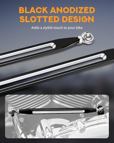PBYMT Shift Linkage Gear Compatible for Harley Davidson Softail Trike Road King Electra Street Glide 1986-2024 Black in Saudi Arabia