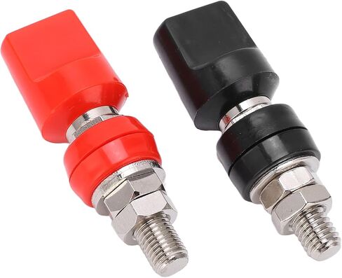 M8 Remote Battery Terminals, 2PCS 100A Battery Post Terminals with 4mm Plug for Hardware Electronic Device in Kuwait