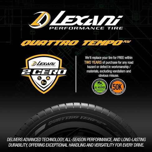 Lexani Quattro Tempo Tour AW All Weather P265/50R20 111V Passenger Tire in Kuwait