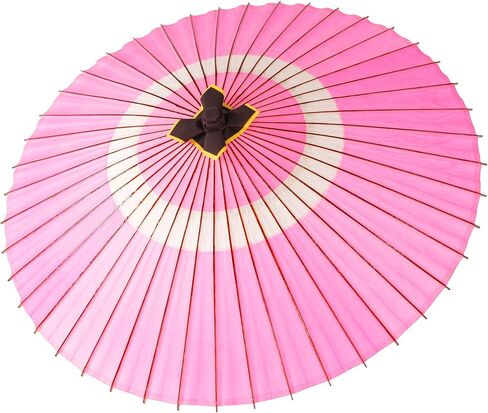 山本竹細工屋 （YAMAMOTOTAKIZAYIKUYA) Asian Home Rainproof Handmade Japanese Oiled Paper Umbrella Parasol Half Openable 29.5inch in Saudi Arabia