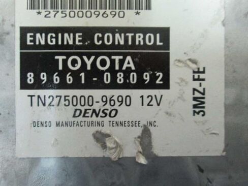 Engine ECM Control Module FWD Fits 2004 04 Compatible with Toyota Sienna 89661-08092 8966108092 in Saudi Arabia
