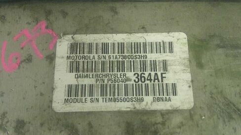 Engine ECM Control Module Fits 00 Compatible with Durango P56040364AF 56040364AF in Saudi Arabia