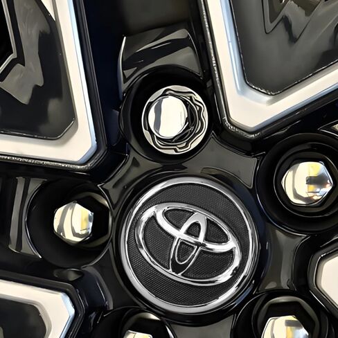 Farad GalaxyLock AG6AF/M Chromed Lug nut Wheel-Locks Kit Suitable for Toyota Tacoma 2024, 2025, 2026 (M14 X 1.5 Thread Size) - Set of 4 Lug Nuts + 1 Key in Kuwait