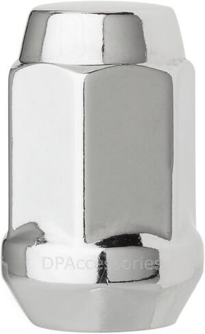 DPAccessories 20 Chrome 1/2-20 Closed End Bulge Acorn Lug Nuts - Cone Seat - 3/4" Hex LCB3B2HC-CH04020 in Saudi Arabia