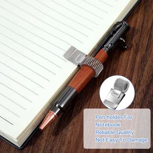 5 قطع حامل مشبك قلم فضي، حامل مشبك قلم، مشابك أقلام مجلة، حامل أقلام مجلة قابل للتعديل مع حلقة زنبركية واحدة للكمبيوتر المحمول، الحافظة، لون فضي in Kuwait
