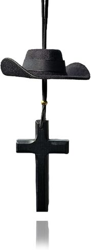 Cowboy Hat Car Charm Western Rear View Mirror Hanging Decor Accessories for Men Women Country Style Cowgirl Charms Cool Interior Hanger for Car with Stylish Hanging Ornaments in Kuwait