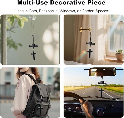 Cowboy Hat Car Charm Western Rear View Mirror Hanging Decor Accessories for Men Women Country Style Cowgirl Charms Cool Interior Hanger for Car with Stylish Hanging Ornaments in Kuwait