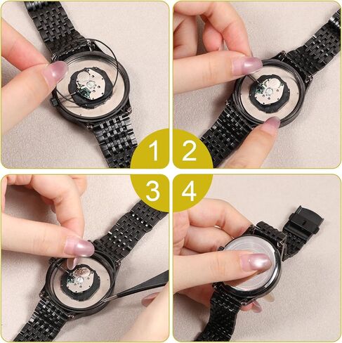 44 Pcs O Ring Watch Gasket Kit, 2 Sizes Rubber Seal O Rings 16-30mm Watches Replacement Back Gaskets for Watches Back Cover Repair in Saudi Arabia