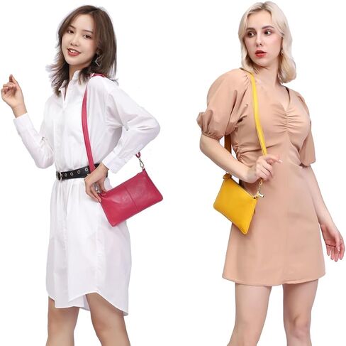 Genuine Leather Small Crossbody bags for Women mini Shoulder Bags Handbags Purses Wallet in Kuwait