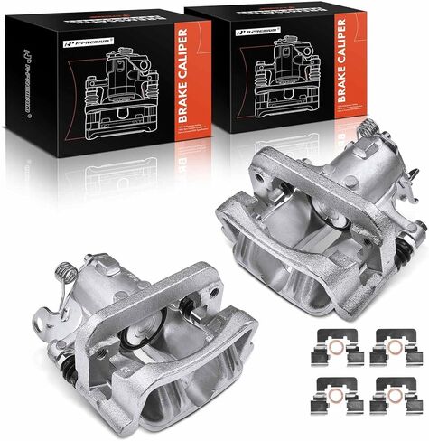 A-Premium Disc Brake Caliper Assembly with Bracket Compatible with Chevrolet Models - Malibu 2014-2016 - Rear Driver and Passenger Side, 2-PC Set in Saudi Arabia