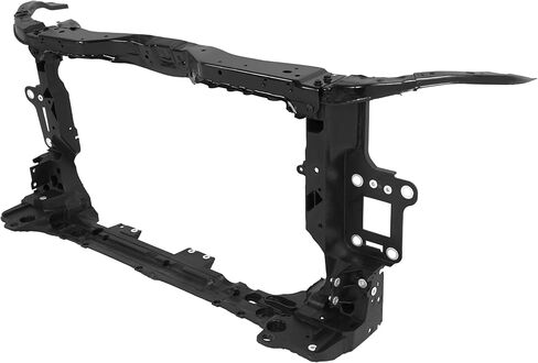 Radiator Support Assembly Compatible with 2017-2021 Honda Civic EX/EX-L/LX/Sport Touring Hatchback Replacement for HO1225188 71410TGGA01 Electrophoresis Steel Primed Black in Saudi Arabia