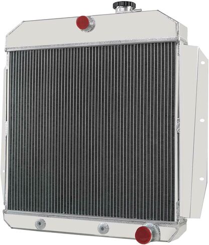 مشعاع ألومنيوم لـ 1955 1956 1957 1958 1959 تشيفي شاحنة بيك اب الضواحي أباتشي جي إم سي 100 150 3B 3C 3D 3E 3F 3G 3 صف الأساسية المبرد الكفن مروحة التتابع مشعات in Kuwait