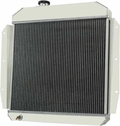 مشعاع ألومنيوم لـ 1955 1956 1957 1958 1959 تشيفي شاحنة بيك اب الضواحي أباتشي جي إم سي 100 150 3B 3C 3D 3E 3F 3G 3 صف الأساسية المبرد الكفن مروحة التتابع مشعات in Kuwait