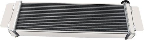 Universal Air to Water Intercooler Liquid Heat Exchanger Aluminum Radiator 2-Row Core 610x200x56mm in Kuwait