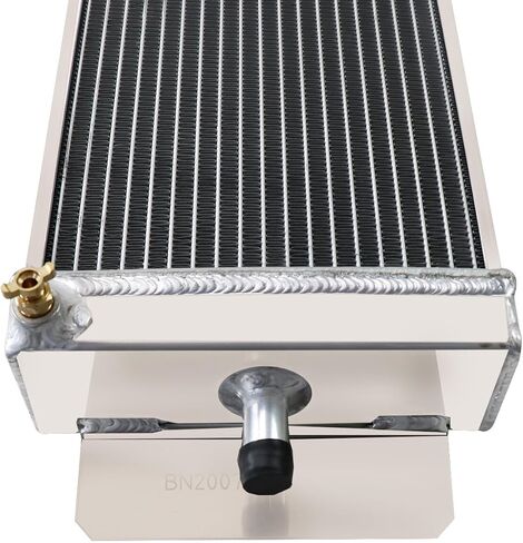 Universal Air to Water Intercooler Liquid Heat Exchanger Aluminum Radiator 2-Row Core 610x200x56mm in Kuwait