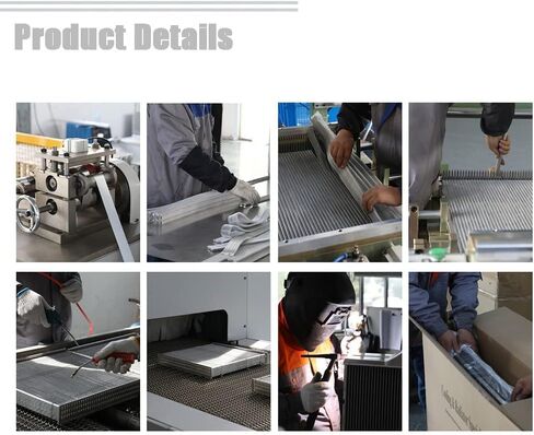 Universal Air to Water Intercooler Liquid Heat Exchanger Aluminum Radiator 2-Row Core 610x200x56mm in Kuwait