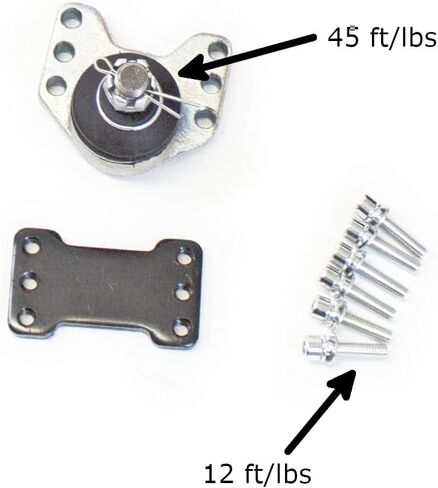Godspeed AK-093-A Adjustable Camber Front Upper Control Arms With Ball Joints, Pair, compatible with Dodge Charger RWD 2006-23 in Kuwait
