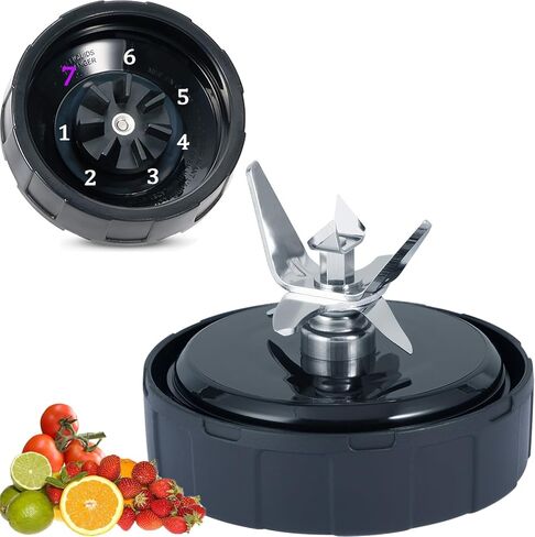 [ New Model] Replacement blender Blade for Ninja Accessories, Only Compatible with Nutri Ninja Foodi Power Blender SS150,SS151,SS300, SS350,SS351, SS351TGT, CO351B, SS100, SS101, SS101C, CO101B in Kuwait