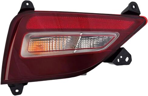 HEADLIGHTSDEPOT Left Driver Side Rear Bumper Signal Light Compatible With Hyundai Santa Fe 2019-2020 CAPA Certified in Saudi Arabia