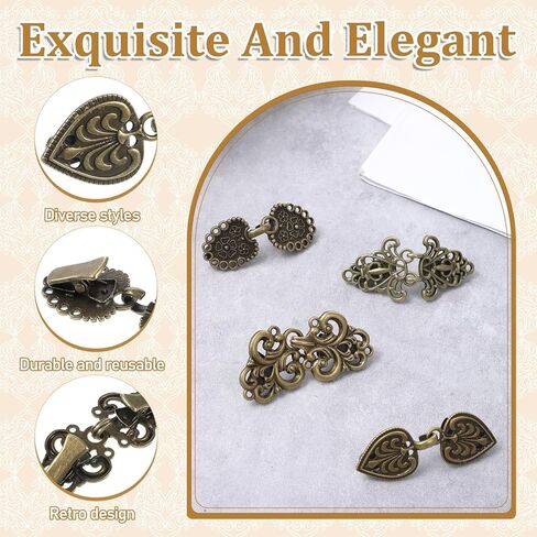 4 قطع من مشابك القميص الكلاسيكية وعباءة الرأس ومشابك القميص للفستان، سترة كلاسيكية، شال سترة، فتاة نسائية in Kuwait