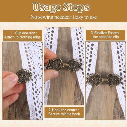 4 قطع من مشابك القميص الكلاسيكية وعباءة الرأس ومشابك القميص للفستان، سترة كلاسيكية، شال سترة، فتاة نسائية in Kuwait