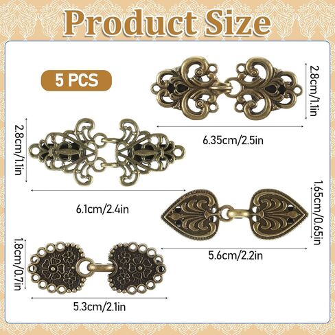 4 قطع من مشابك القميص الكلاسيكية وعباءة الرأس ومشابك القميص للفستان، سترة كلاسيكية، شال سترة، فتاة نسائية in Kuwait