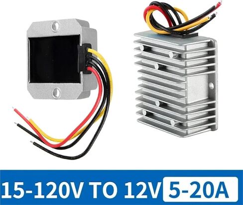 120V 100V 96V 84V 72V 60V 48V 24V to 12V 15A 20A 5A 10A DC DC Buck Converter Power Regulator Step Down Voltage Car CCTV(DC 12V 10A,DC 48V 60V (20-72V)) in Saudi Arabia