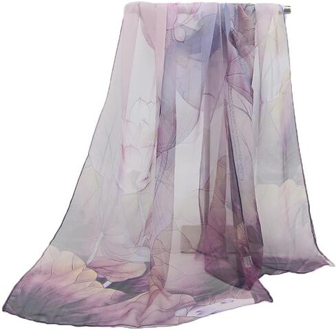 Scarfs for Women Lightweight Print Fashion Sunscreen Wraps Shawls Scarves for Women Elegant Sheer Scarfs in Saudi Arabia