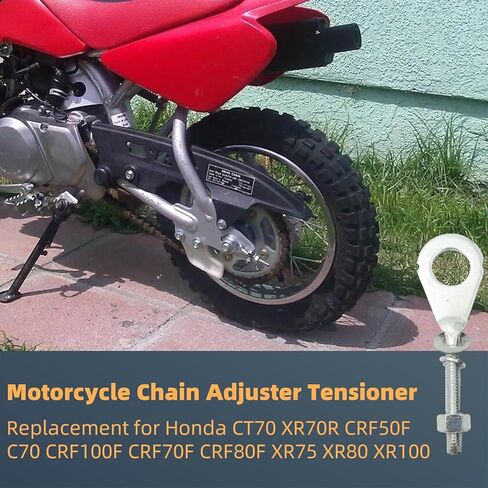 4 Pcs 95014-10010 Motorcycle Chain Adjuster Tensioner Replacement for Honda CT70 XR70R CRF50F C70 CRF100F CRF70F CRF80F XR75 XR80 XR100 in Kuwait